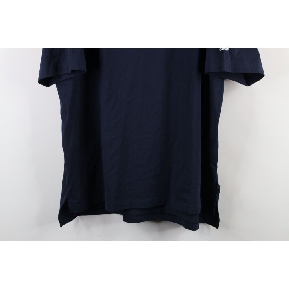 New Adidas Mens XL Team Issued University of Toledo Golf Mock Neck T-Shirt Blue - Picture 3 of 13